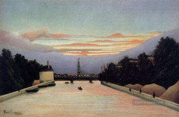  primitivismus - La tour Eiffelturm in Paris Henri Rousseau Post Impressionismus Naive Primitivismus